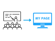 ライブ配信機能でリアルタイムで講演内容を視聴可能
